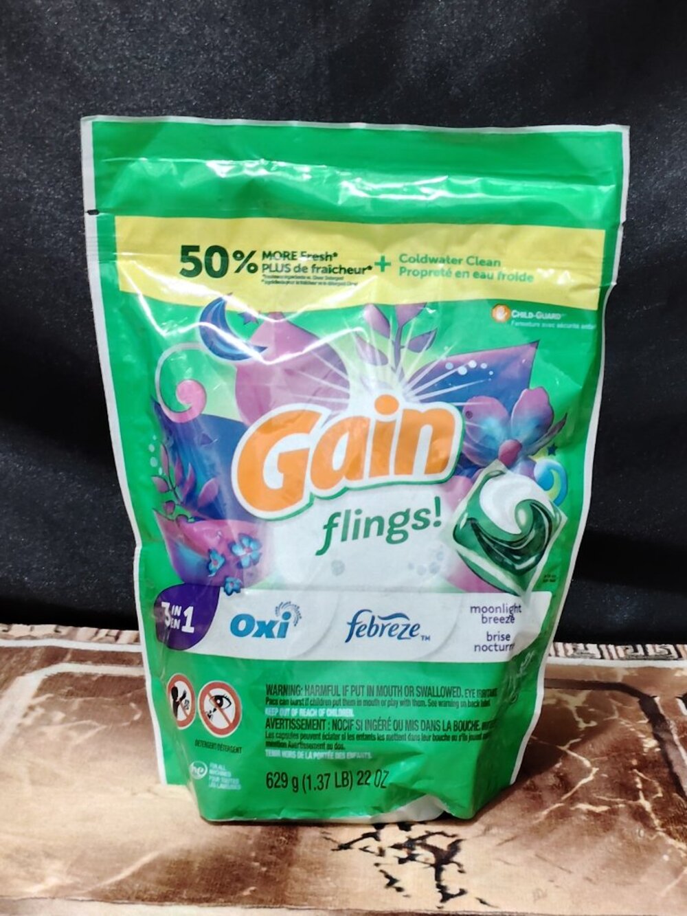Gain Flings Moonlight Breeze Laundry Detergents - 31ct